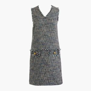 3-Set J.Crew Rainbow Multi Tweed Lady Jacket, No. 2 Pencil Skirt, Sheath Dress